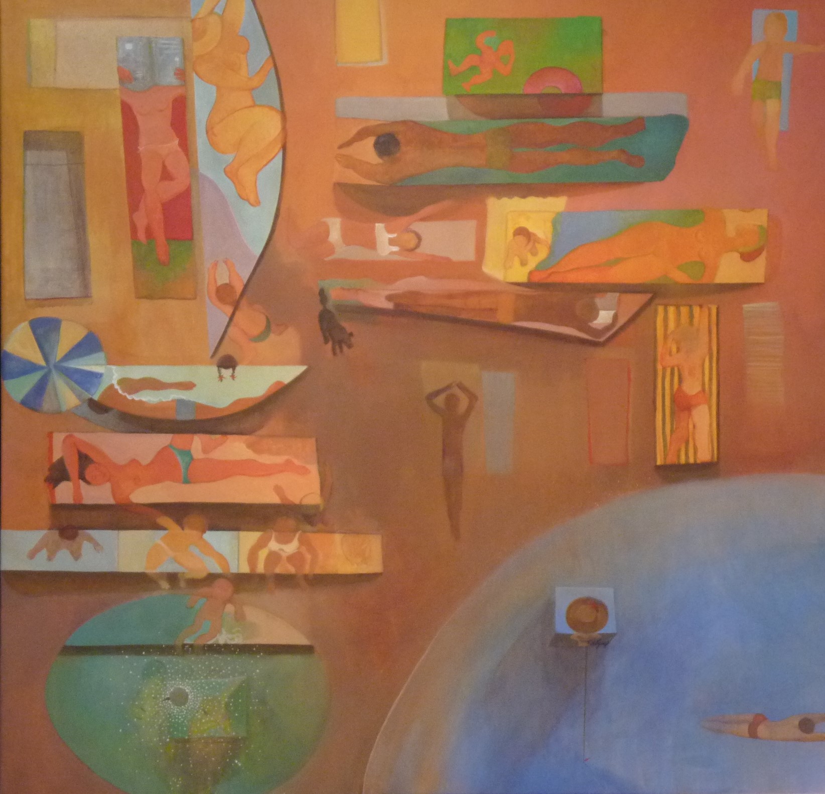 LA PLAGE DE LA POINTE ROUGE SOUS LA DOUCHE - Linette Cajou